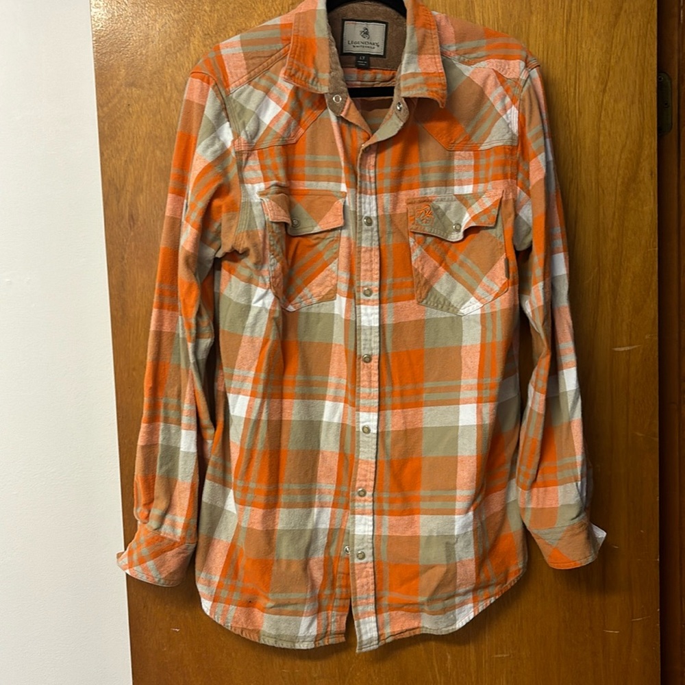 Men’s legendary whitetail flannel shirt